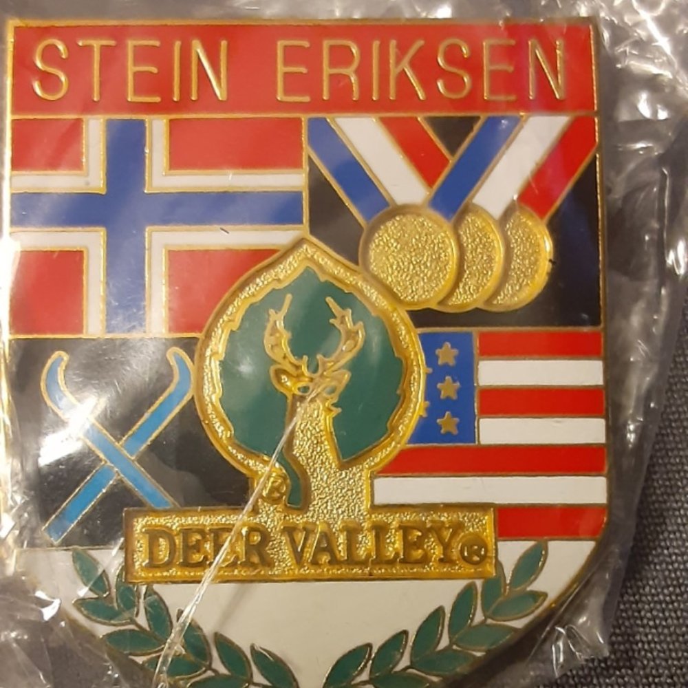 Salt Lake City 2002 Olympics Stein Eriksen Pin
